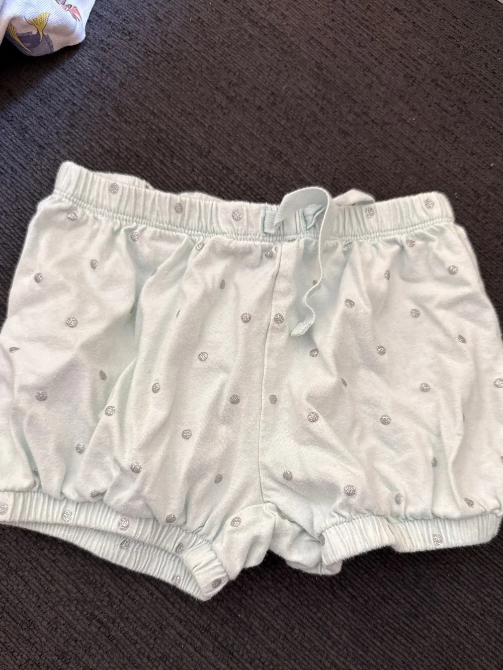 GAP Light Mint Green Polka Dot Bubble Shorts